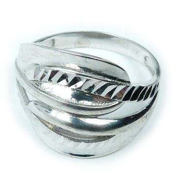 Stříbrný prsten 967/2 velikost 53
