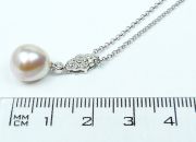 Stříbrný náhrdelník 475000023 s perlou