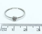 Prsten z bílého zlata 1912 Vel 52