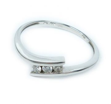Prsten z bílého zlata s diamantem A3293-09  velikost 56
