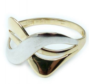 Zlatý prsten AU101 velikost 63