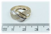 Zlatý prsten AU30 velikost 53