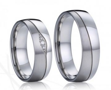 Ocelové snubní prsteny Quasimodo a Esmeralda