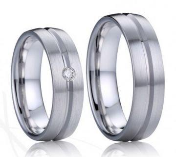 Stříbrné snubní prsteny Lara a Živago