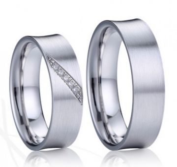 Stříbrné snubní prsteny Frida a Diego