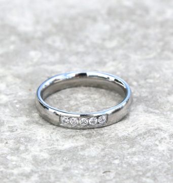 Ocelový prsten vel 62