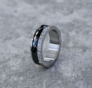 Ocelový prsten vel 53