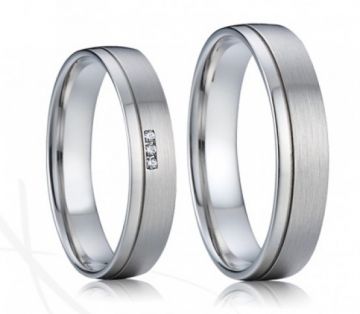 Ocelové snubní prsteny Evžen a Taťána