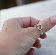 Ocelový prsten vel 60