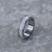 Ocelový prsten vel 61