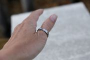 Ocelový prsten Vel 62