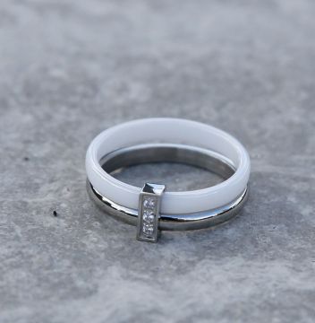 Ocelový prsten Vel 59