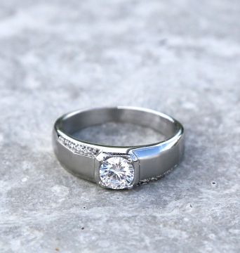 Ocelový prsten vel 54