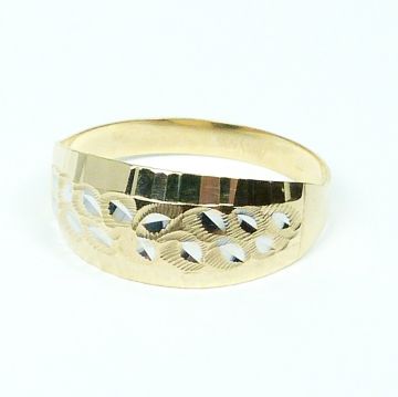 Zlatý prsten 111-1089 velikost 62