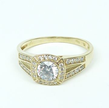 Zlatý prsten 521-0509 velikost 55