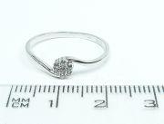 Prsten z bílého zlata 226-1021 velikost 57