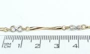 Zlatý náhrdelník 144-0924 délka 42-45 cm