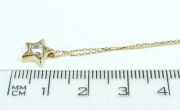 Zlatý náhrdelník 124-3015 délka 42-45 cm