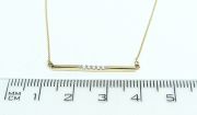 Zlatý náhrdelník s brilianty395-3512 délka 41-43 cm