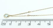 Zlatý náhrdelní s přírodním topazem 144-1366/1,70 42-45 cm