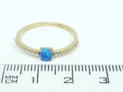 Zlatý prsten AU183 velikost 55