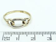 Zlatý prsten AU182 velikost 58