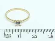 Zlatý prsten AU187 velikost 52