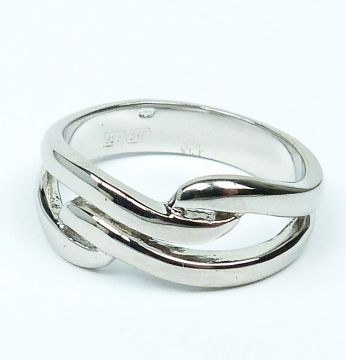 Stříbrný prsten velikost 60