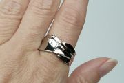 Stříbrný prsten velikost 65