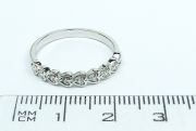 Stříbrný prsten velikost 57