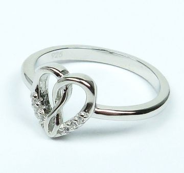 Stříbrný prsten velikost 56