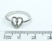 Stříbrný prsten velikost 52