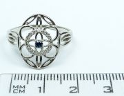 Stříbrný prsten velikost 60
